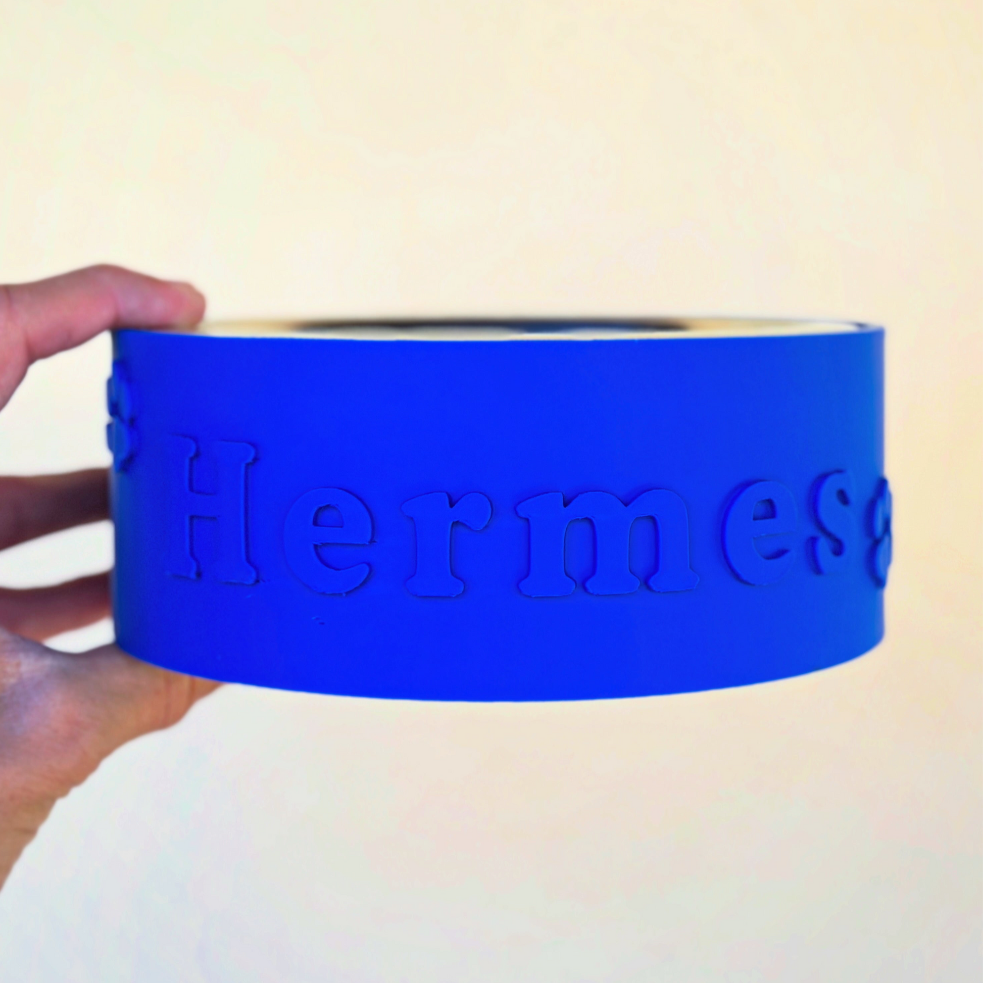 Ciotola Personalizzata con Nome per Cani - Colore Blu Acciaio Inox FOURZAMPE