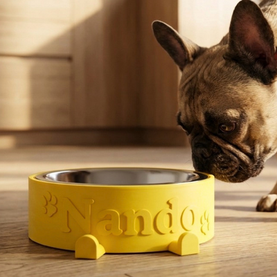 Ciotola con nome per cani NANDO Fourzampe