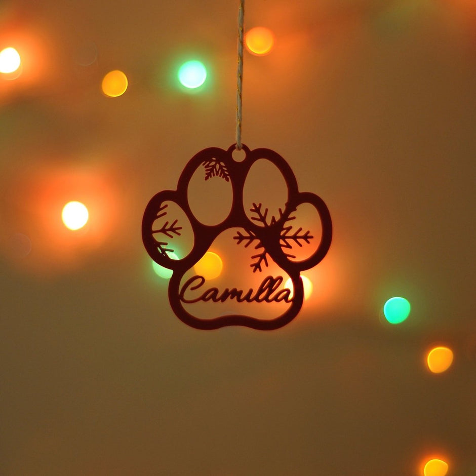 Calza di Natale con zampa di animale domestico fabbricante